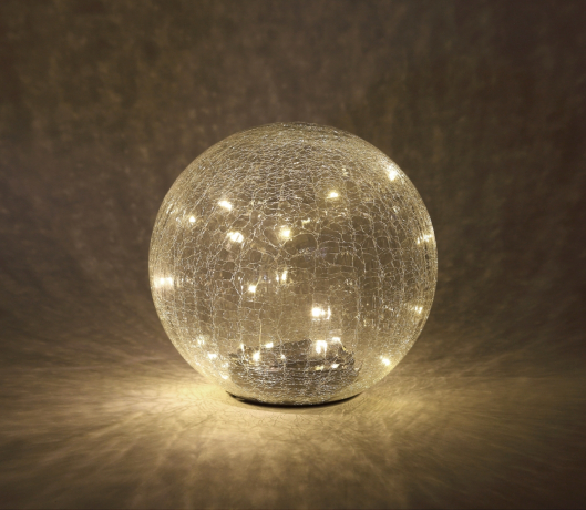 Садовый светильник Шар на солнечной батарее Эра ERASF08-25 (Б0044233)