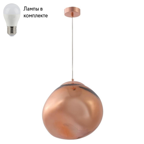 Подвесной светильник с лампочкой CRYSTAL LUX Malaga SP1 D280 Cooper+Lamps 