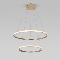 Подвесная диммируемая люстра с пультом ДУ 90264/2 латунь Eurosvet (a064102)