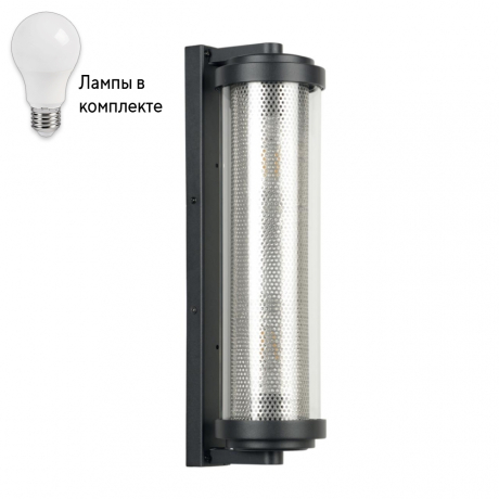 Уличный архитектурный светильник с лампочками Novotech 370968+Lamps