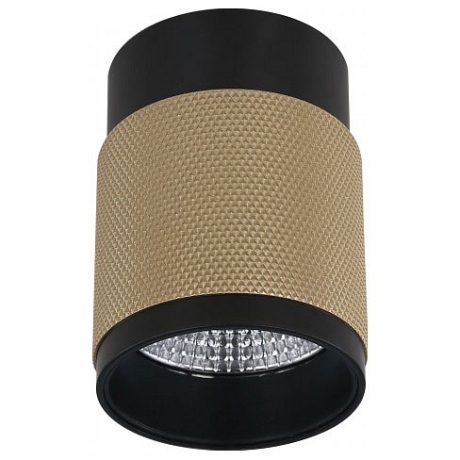 Накладной светильник iLedex Delta 1955-10W-3000K-36 BK+BR 