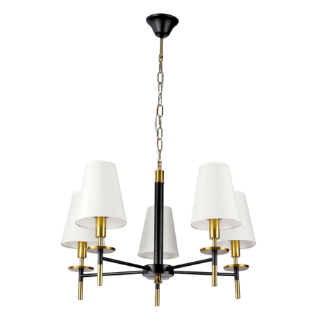 Люстра подвесная с лампочками Arte lamp A4075LM-5BK+Lamps 