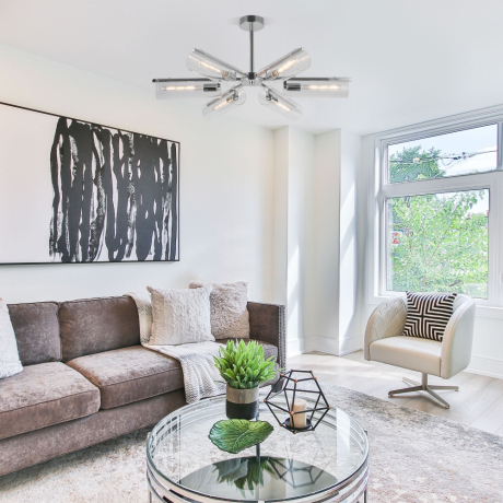 Люстра на штанге Eurosvet 70144/6 хром (a060900) 