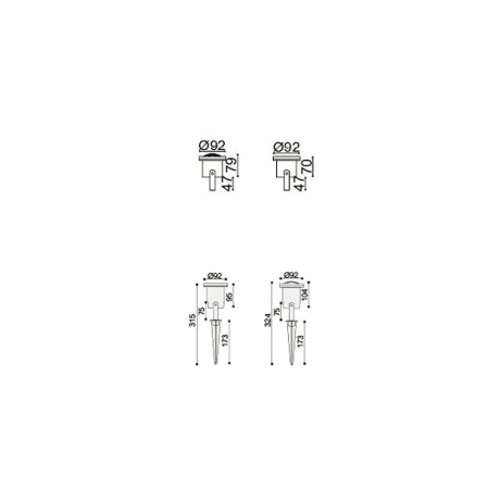 Прожектор уличный поворотный галогенный от Lustrof 1832-521335