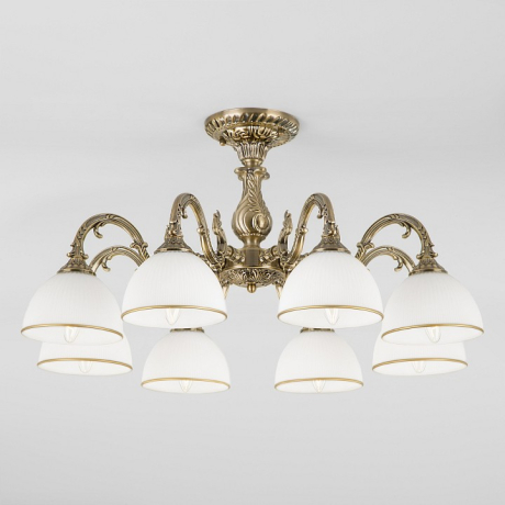 Люстра на штанге Eurosvet Caldera 60106/8 античная бронза 