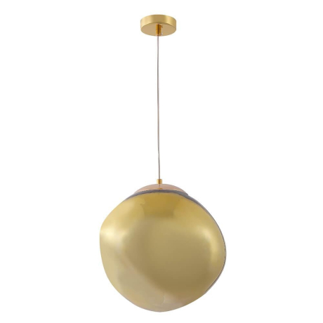 Подвесной светильник с лампочкой CRYSTAL LUX Malaga SP1 D280 Gold+Lamps 