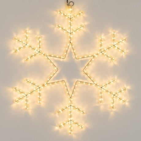 Светодиодная фигура Снежинка теплый свет Ardecoled ARD-Snowflake-M4-750x750-324Led Warm (34252)