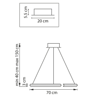 Подвесной светильник Lightstar Virata 814213