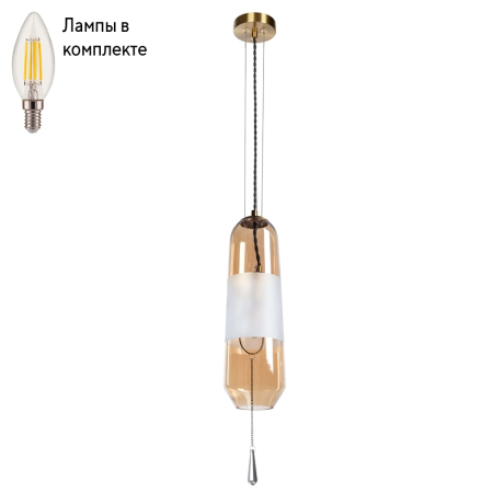 Светильник подвесной с лампочкой DIVINARE 5012/28 SP-1+Lamps 