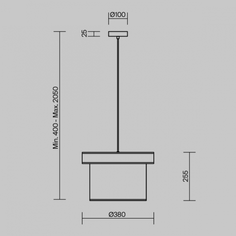 Подвесной светильник Freya Mixture FR5483PL-01B2 
