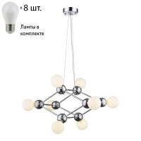 Подвесная люстра с лампочками Wertmark WE234.08.103+Lamps