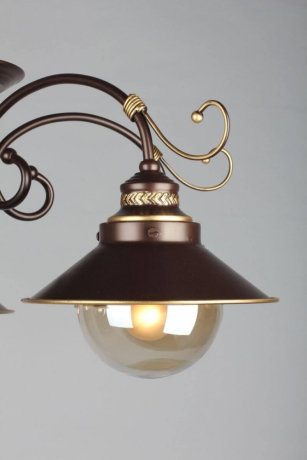 Нарушена упаковка! <756589> Плафон к Потолочная люстра Omnilux Fontelo OML-50407-05