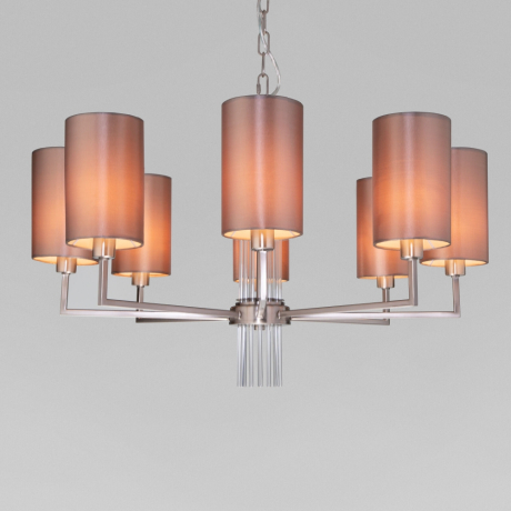 Подвесная люстра Eurosvet Soffio 60134/8 никель 
