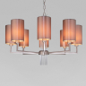 Подвесная люстра Eurosvet Soffio 60134/8 никель 