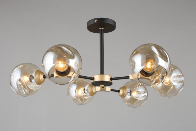 Люстра потолочная с лампочками Omnilux OML-93607-06+Lamps 