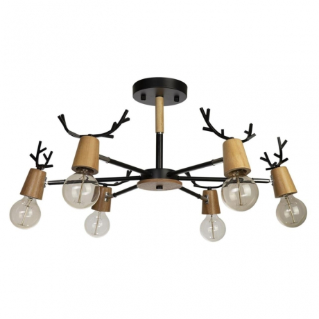 Люстра на штанге Loft it Sven 10024/6 Black 