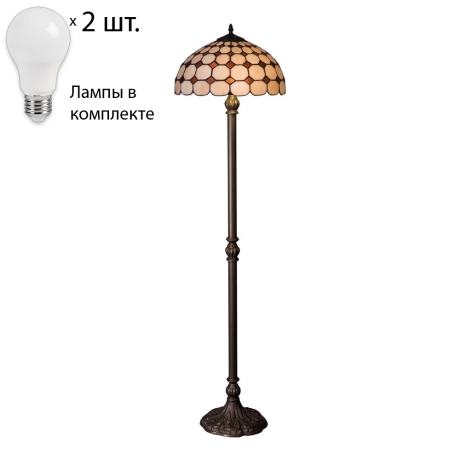Торшер с лампочками Velante 812-805-02+Lamps 