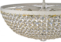 Люстра потолочная с Led лампочками в комплекте Arti Lampadari Nobile E 1.3.40.100 WG+Lamps