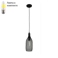 Светильник подвесной с Led лампочками в комплекте Rivoli Б0047538+Lamps