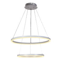 Подвесная диммируемая люстра с пультом ДУ Profit Light 6037/2 WHT 116W