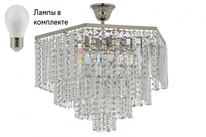 Люстра потолочная с лампочками Arti Lampadari Loreto E 1.5.40.105 N+Lamps 