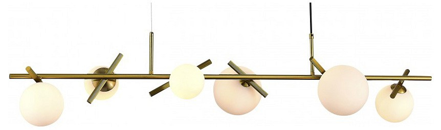 Подвесной светильник iLamp Golden 2134-6L BR+MBK 