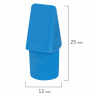 Нарушена упаковка!  <796063> Ластики-колпачки BRAUBERG "Eraser Caps", НАБОР 12 ШТУК, яркие цвета ассорти, блистер, 271994
