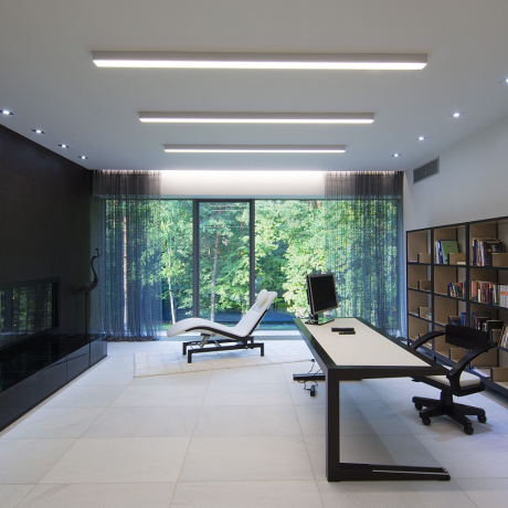 Линейный накладной светильник Elektrostandard 53см 10W 6500K матовое серебро 101-100-30-53 Grand (a041488)