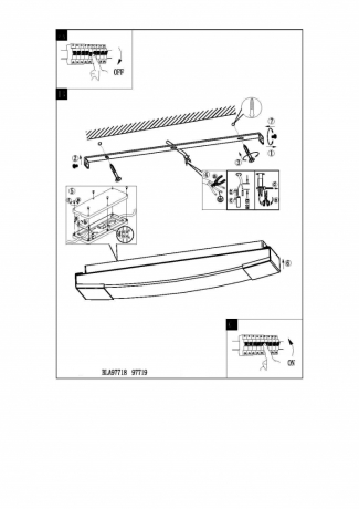 Накладной светильник Eglo Siderno 97719 