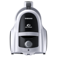 Пылесос SAMSUNG VCC4520S3S/XEV с контейнером "циклон", 1600 Вт, мощность всасывания 350 Вт, белый (457181)