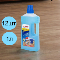 12шт. Средство для мытья пола 1 л Laima Professional, концентрат, Утренняя свежесть, усиленная формула