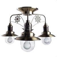 Потолочная люстра Arte Lamp Sailor с поддержкой Алиса A4524PL-3AB-A
