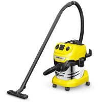 Пылесос хозяйственный KARCHER WD 4 PS, мусоросборник 20 л, мощность 1000 Вт, желтый, 1.628-290.0 (457239)