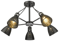 Люстра на штанге с 5 LED лампами. Комплект от Lustrof №372286-709177