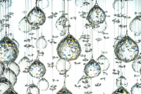 Люстра каскадная с Led лампочками в комплекте Arti Lampadari Flusso H 1.4.50.515 N+Lamps