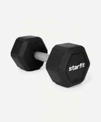 Гантель гексагональная DB-301PRO 14 кг, обрезиненная, черный Starfit ЦБ-00003804