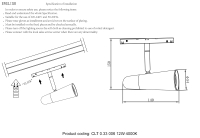 Трековый светильник 12W 4000К для магнитного шинопровода Space Crystal Lux CLT 0.33 006 12W WH-CH 4000K