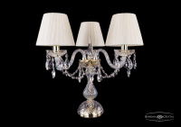 1406L/3/141-39/G/SH33-160 Настольная лампа Bohemia Ivele Crystal
