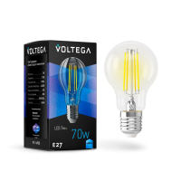 Филаметная светодиодная лампа Е27 7W 4000К (белый) Crystal Voltega 7141