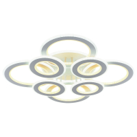 Светодиодная диммируемая люстра с ПДУ Profit Light 8005/4+4 WHT