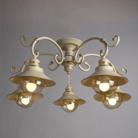 Люстра потолочная Arte Lamp 7 с поддержкой Алиса A4577PL-5WG-A
