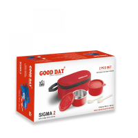 Нарушена упаковка! <446710> Ланч-бокс Good Day Sigma Red, 0,56 л (GL33328RD)