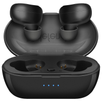 Наушники с микрофоном (гарнитура) DEFENDER TWINS 638, Bluetooth, беспроводные, черные, 63638 (513621)