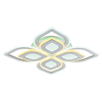 Светодиодная диммируемая люстра с ПДУ Profit Light 8071/4 WHT B 221W+8W RGB