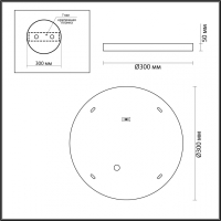 Настенно-потолочный светильник Odeon Light Bergi L-Vision 5064/24L
