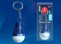 Светодиодный фонарь-брелок на батарейках 1LED Uniel Стандарт S-KL023-T BLUE (UL-00004093)