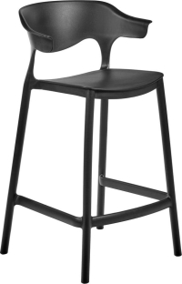 Набор из 4 шт, Стул полубарный Forma, чёрный Bradex Home FR 0824