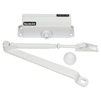 Доводчик FALCON EYE FE-B4W на дверь 65-85 кг, белый, 00-00110295 (354280)