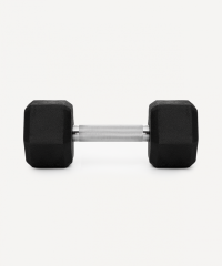 Гантель гексагональная DB-301PRO 12 кг, обрезиненная, черный Starfit ЦБ-00003803