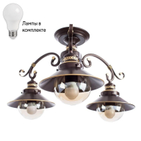Потолочная люстра с лампочками Arte lamp A4577PL-3CK+Lamps